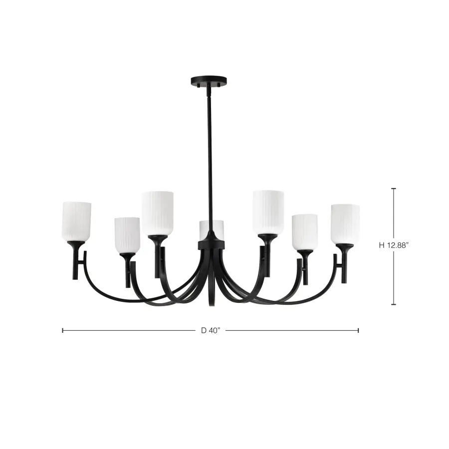 Timeless Elegance Meets Modern Simplicity in Versatile Black Chandelier - Image 16