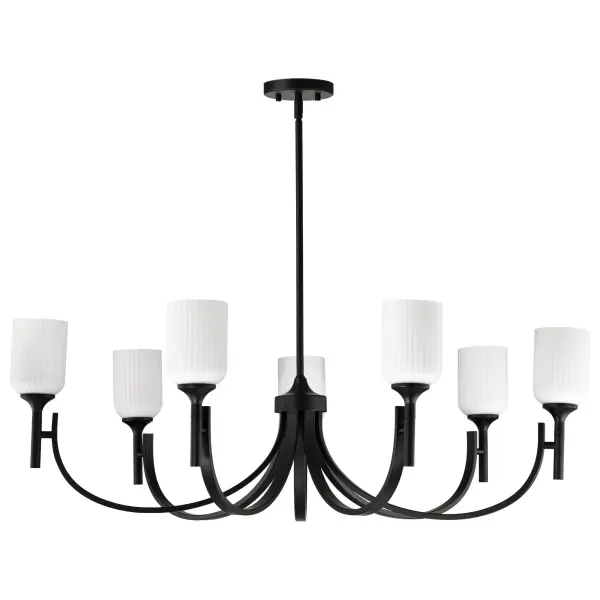 Timeless Elegance Meets Modern Simplicity in Versatile Black Chandelier - Image 3