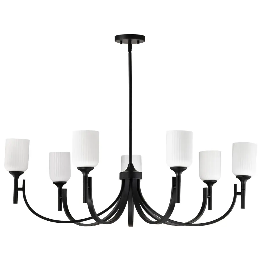 Timeless Elegance Meets Modern Simplicity in Versatile Black Chandelier - Image 3