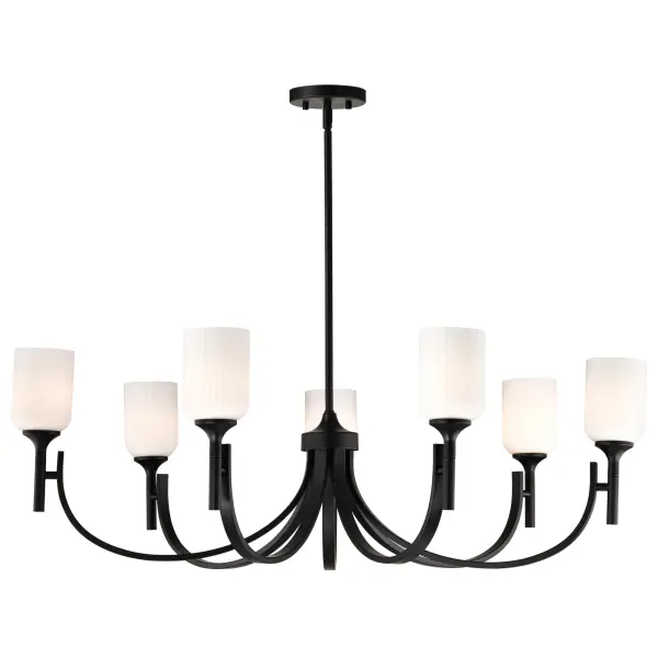 Timeless Elegance Meets Modern Simplicity in Versatile Black Chandelier - Image 4