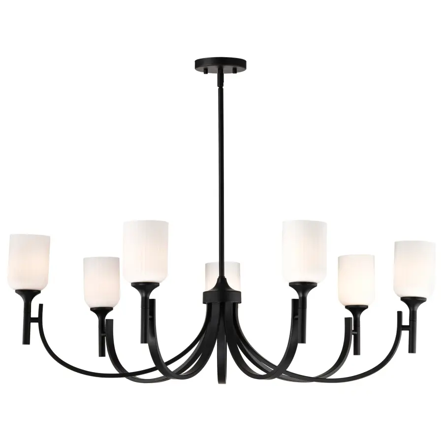 Timeless Elegance Meets Modern Simplicity in Versatile Black Chandelier - Image 4