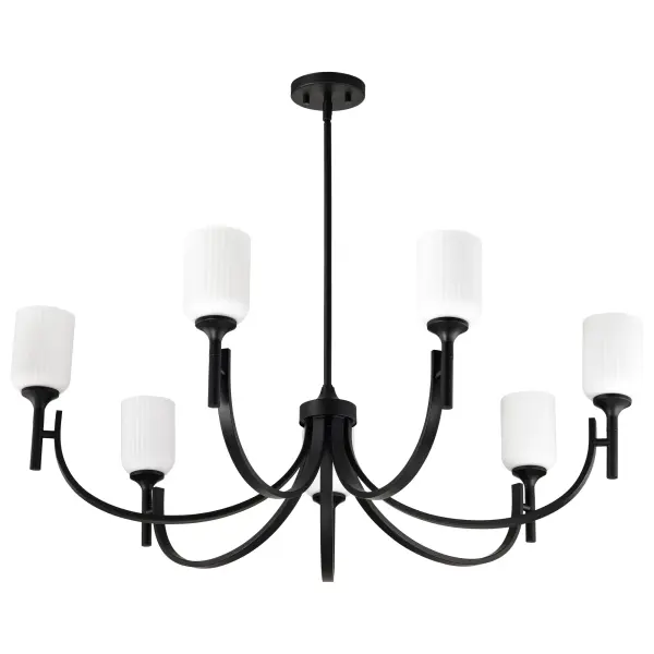 Timeless Elegance Meets Modern Simplicity in Versatile Black Chandelier - Image 5