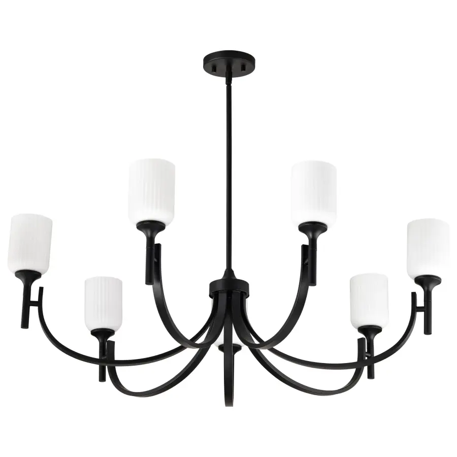 Timeless Elegance Meets Modern Simplicity in Versatile Black Chandelier - Image 5