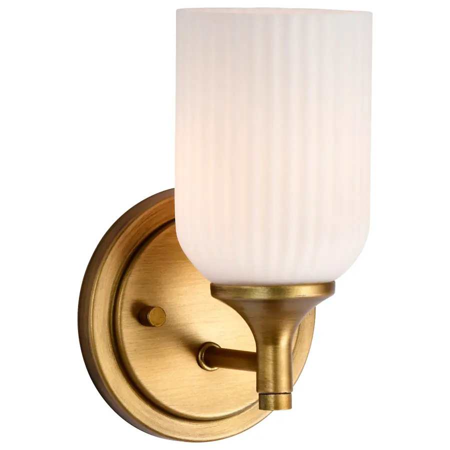 Elegant Brass Sconce with Timeless Appeal and Soft Illumination - Image 2