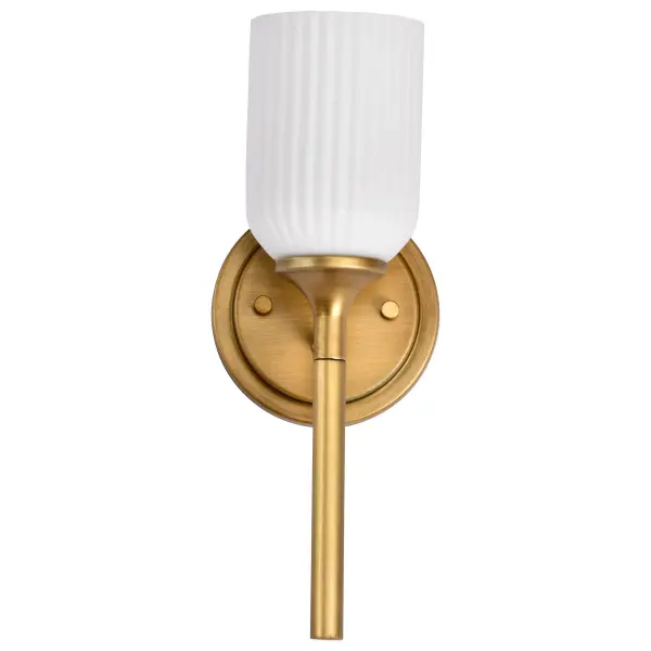 Elegant Brass Sconce with Timeless Appeal and Soft Illumination - Image 11