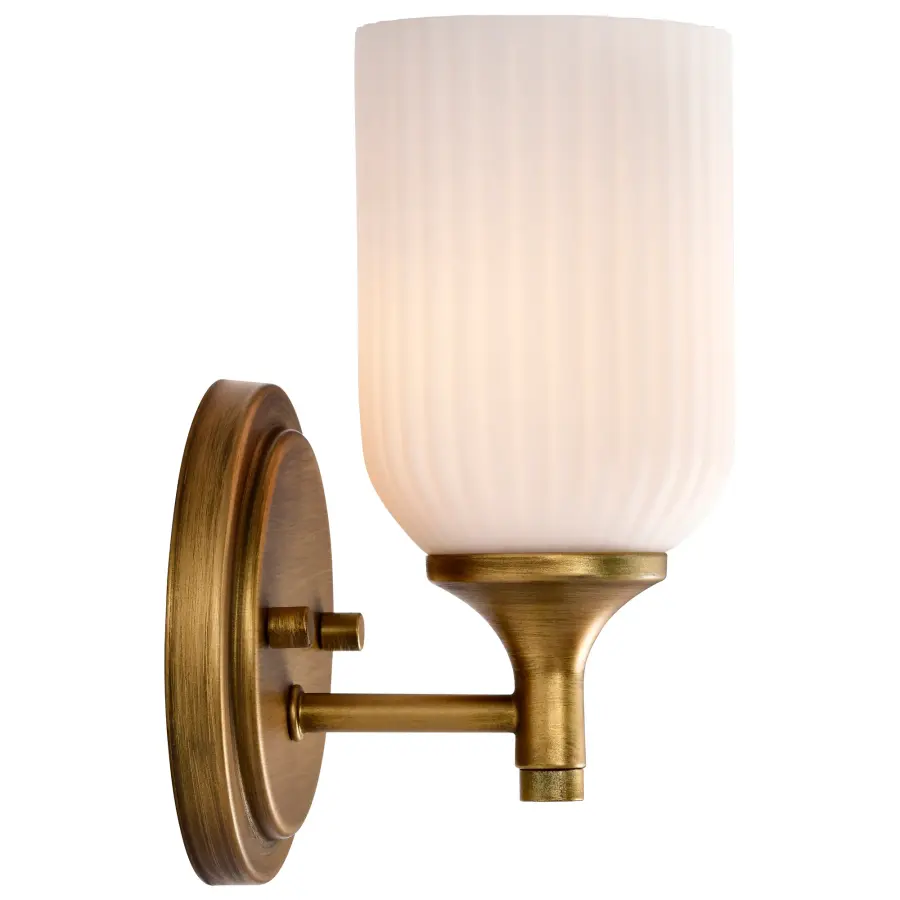 Elegant Brass Sconce with Timeless Appeal and Soft Illumination - Image 14
