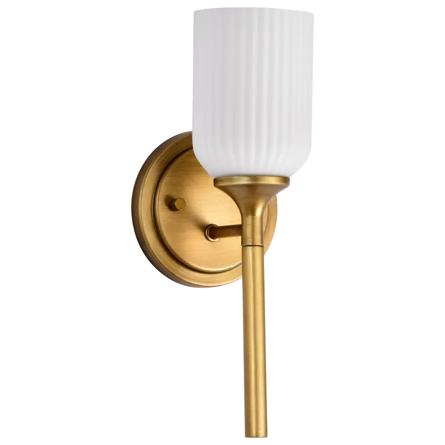 Elegant Brass Sconce with Timeless Appeal and Soft Illumination - Image 3