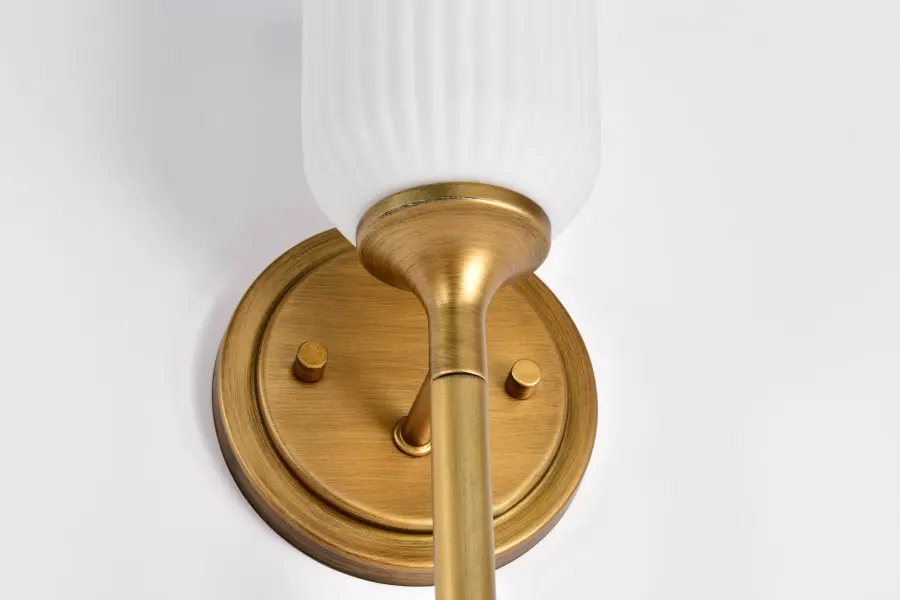 Elegant Brass Sconce with Timeless Appeal and Soft Illumination - Image 22