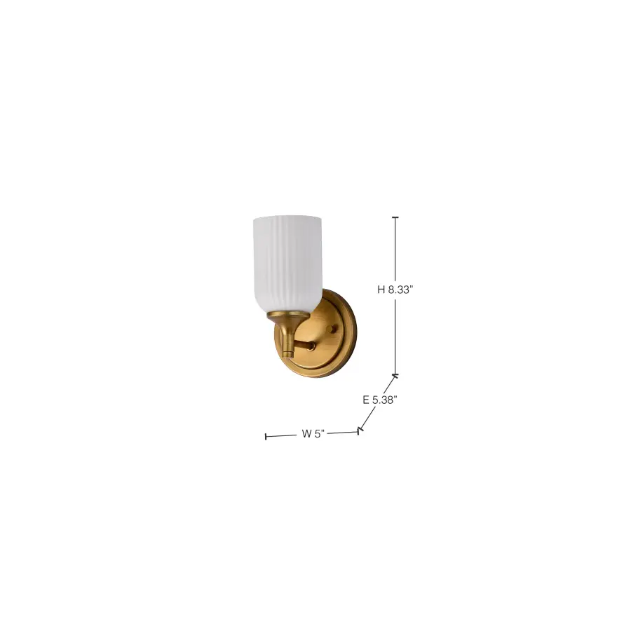Elegant Brass Sconce with Timeless Appeal and Soft Illumination - Image 31