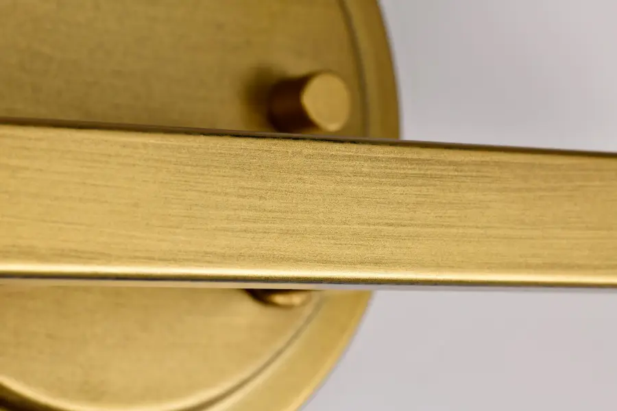 Elegant Brass Vanity Light with Timeless Scalloped Glass Design - Image 10