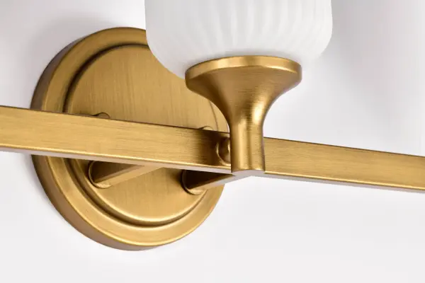 Elegant Brass Vanity Light with Timeless Transitional Appeal - Image 12