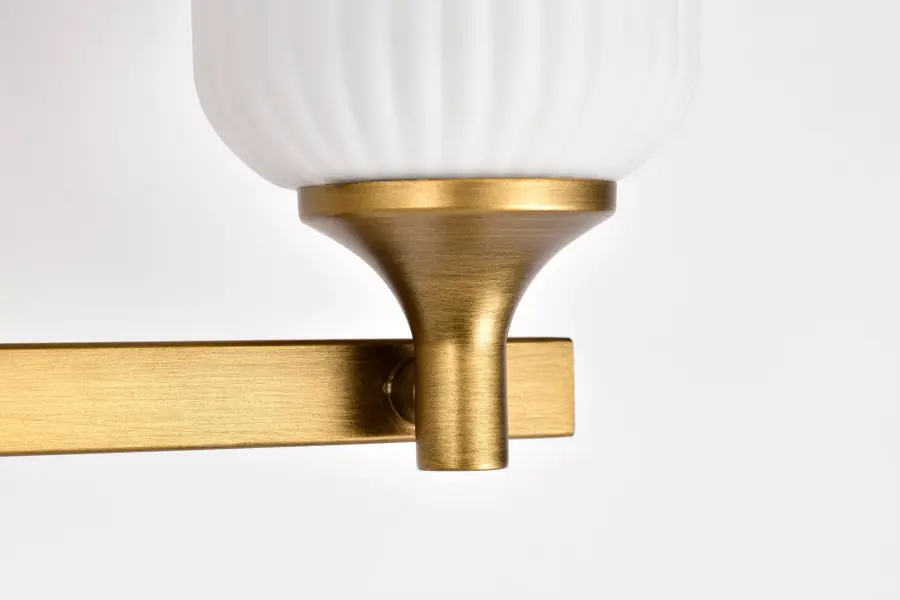 Elegant Brass Vanity Light with Timeless Transitional Appeal - Image 13