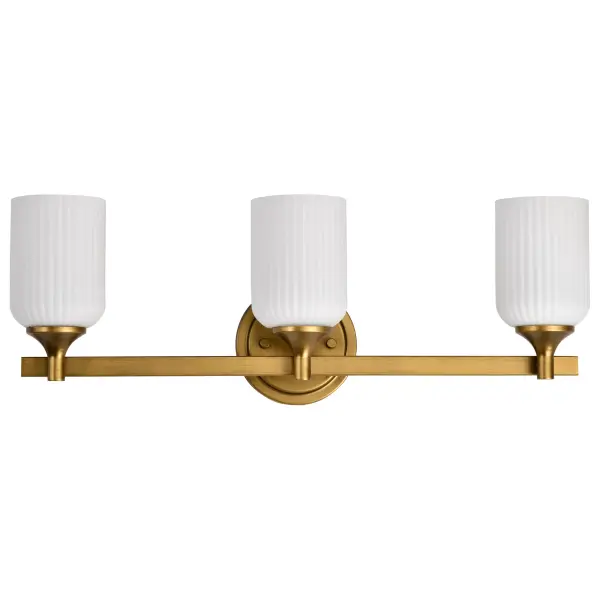 Elegant Brass Vanity Light with Timeless Transitional Appeal - Image 5