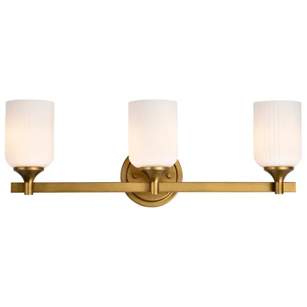 Elegant Brass Vanity Light with Timeless Transitional Appeal - Image 6