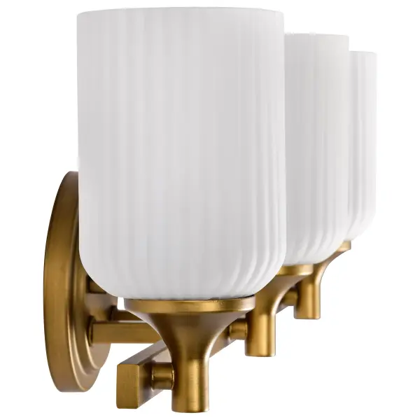 Elegant Brass Vanity Light with Timeless Transitional Appeal - Image 7