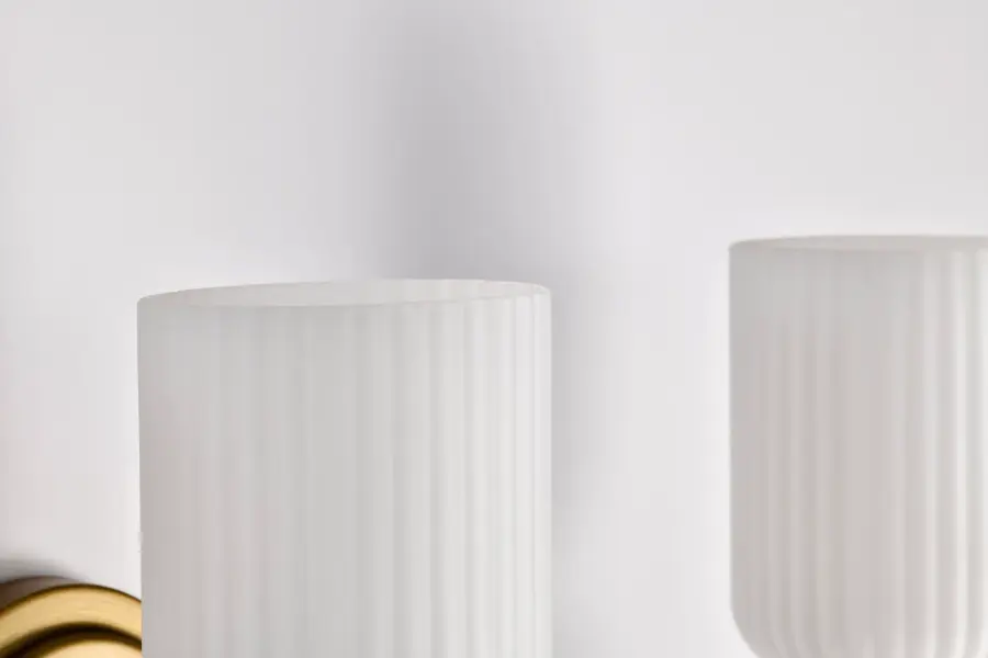 Elegant Brass Vanity Light with Timeless Transitional Appeal - Image 9