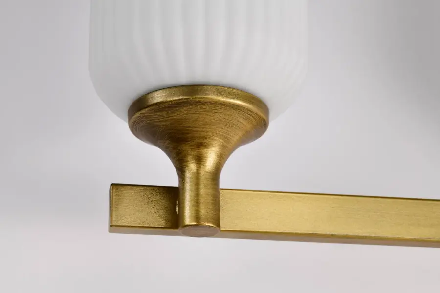 Elegant Brass Vanity Light with Timeless Transitional Appeal - Image 13