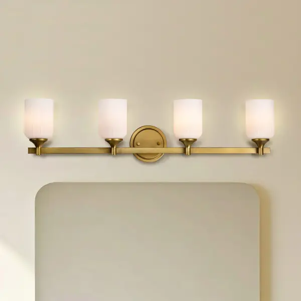 Elegant Brass Vanity Light with Timeless Transitional Appeal - Image 17
