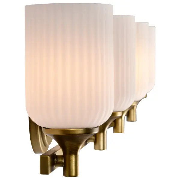 Elegant Brass Vanity Light with Timeless Transitional Appeal - Image 8