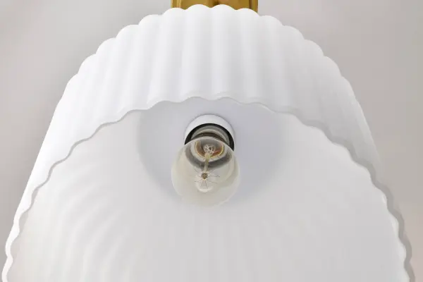 Timeless Brass Pendant with Soft, Inviting Glow - Image 12