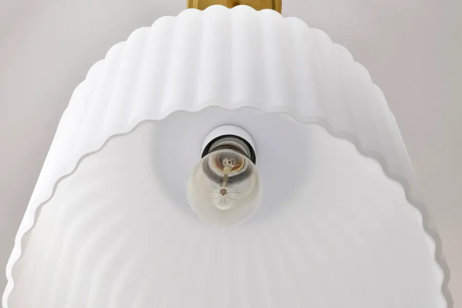 Timeless Brass Pendant with Soft, Inviting Glow - Image 12