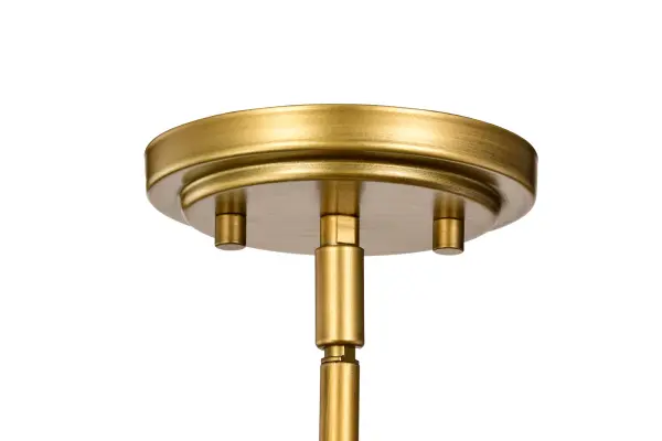 Timeless Brass Pendant with Soft, Inviting Glow - Image 7