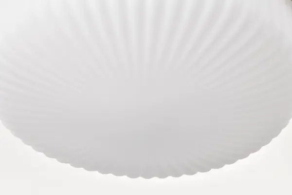 Elegant Semi Flush Mount with Timeless Brass and Ribbed Glass Detail - Image 11