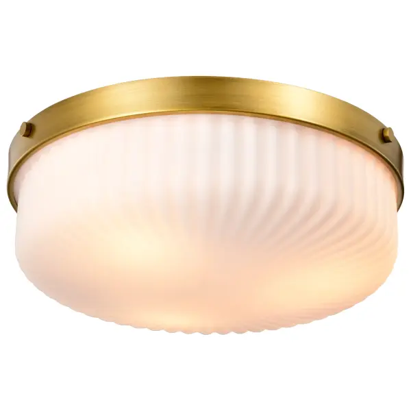 Elegant Brass Flush Mount with Timeless Transitional Appeal - Image 2