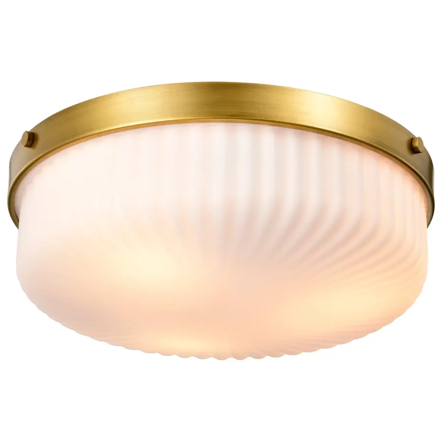 Elegant Brass Flush Mount with Timeless Transitional Appeal - Image 2