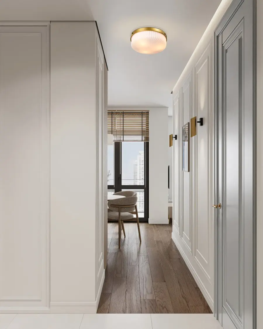 Elegant Brass Flush Mount with Timeless Transitional Appeal - Image 14