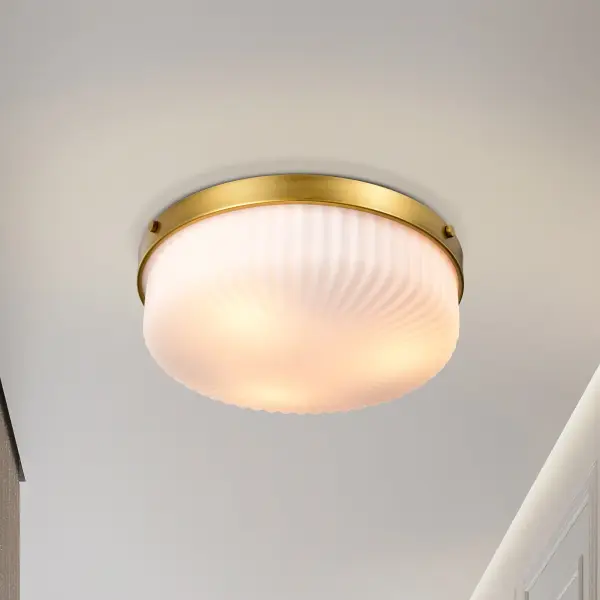 Elegant Brass Flush Mount with Timeless Transitional Appeal - Image 15