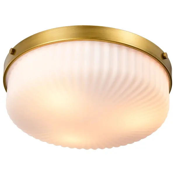 Elegant Brass Flush Mount with Timeless Transitional Appeal - Image 3
