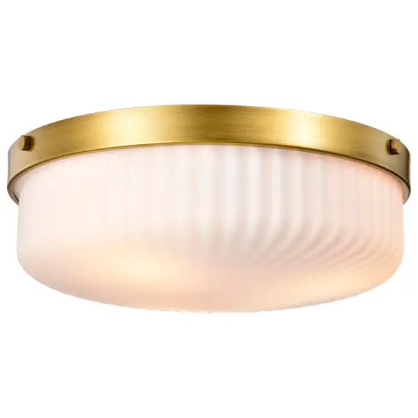 Elegant Brass Flush Mount with Timeless Transitional Appeal - Image 5
