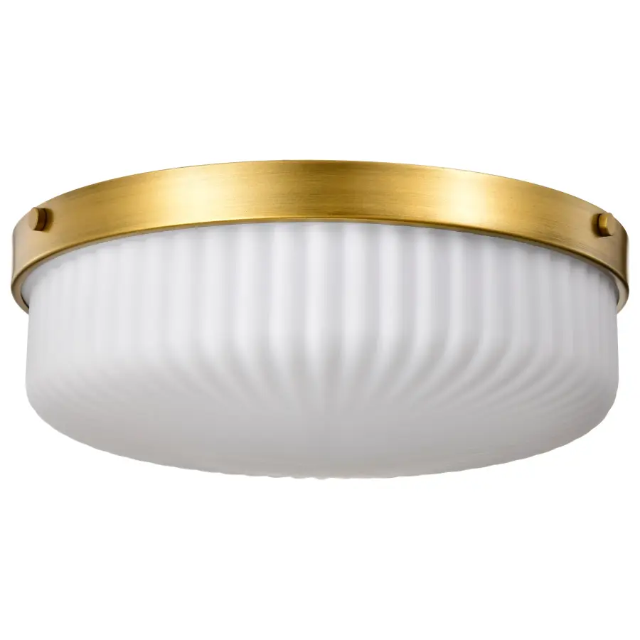 Elegant Brass Flush Mount with Timeless Transitional Appeal - Image 6