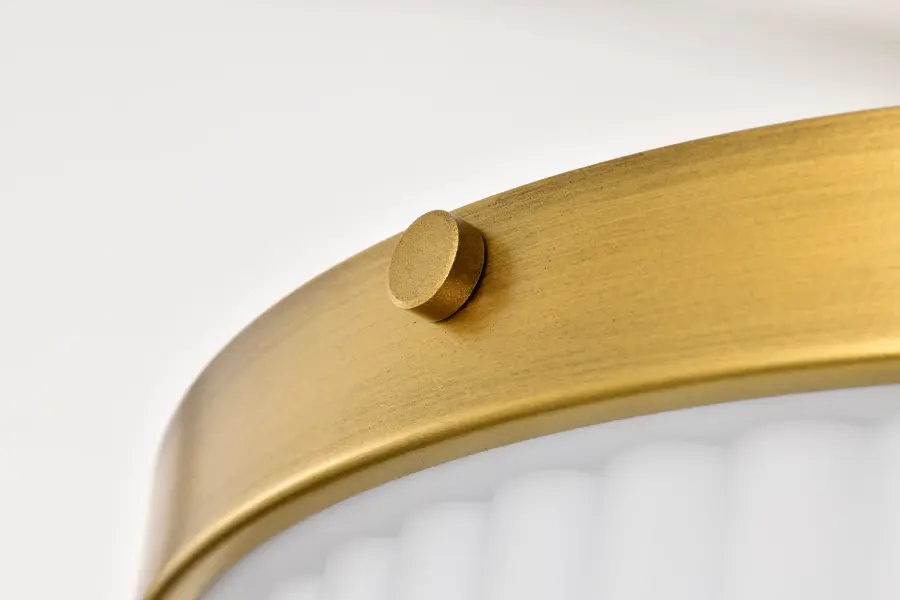 Elegant Brass Flush Mount with Timeless Transitional Appeal - Image 7