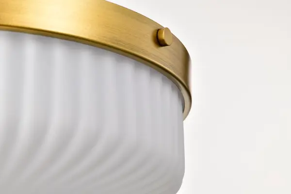 Elegant Brass Flush Mount with Timeless Transitional Appeal - Image 9