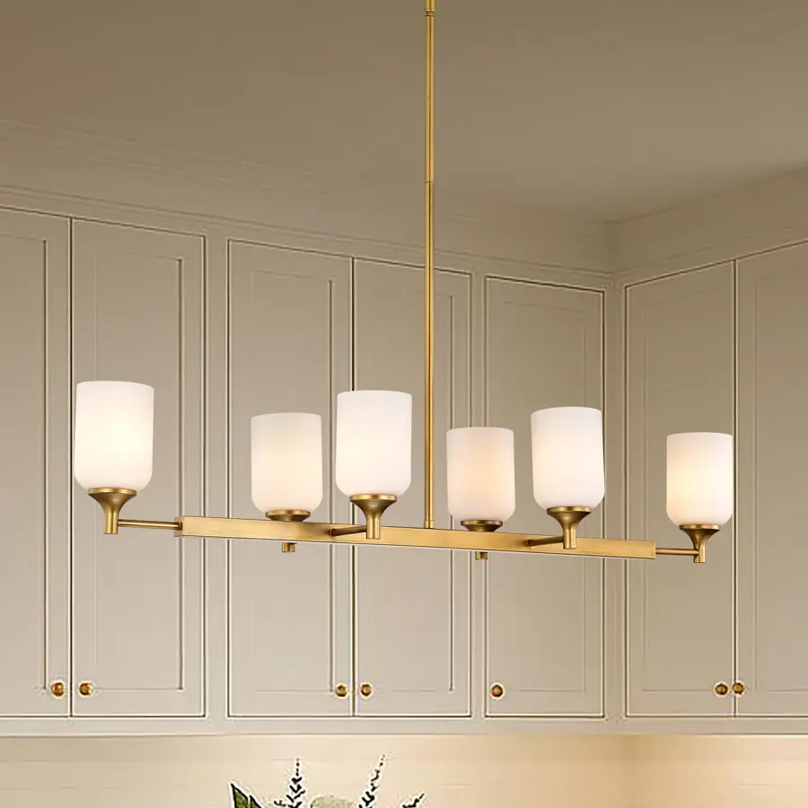 Elegant 6-Light Island Pendant Blends Traditional Charm with Modern Simplicity - Image 15