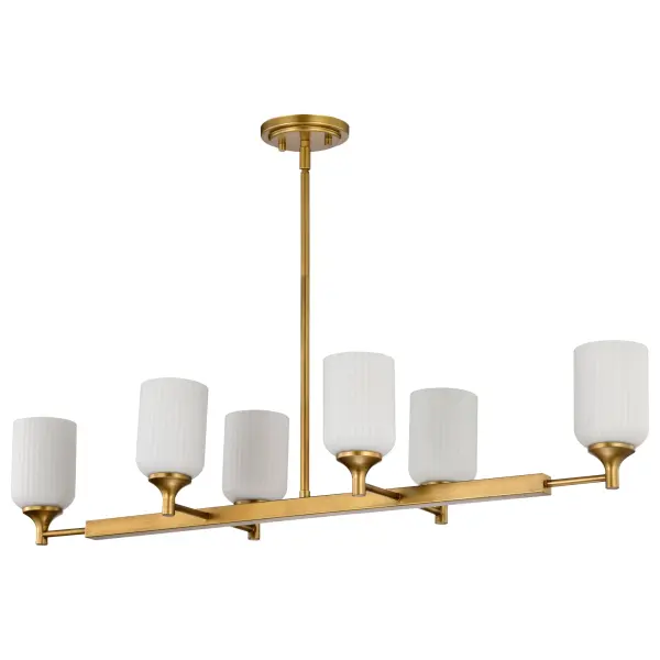 Elegant 6-Light Island Pendant Blends Traditional Charm with Modern Simplicity - Image 3