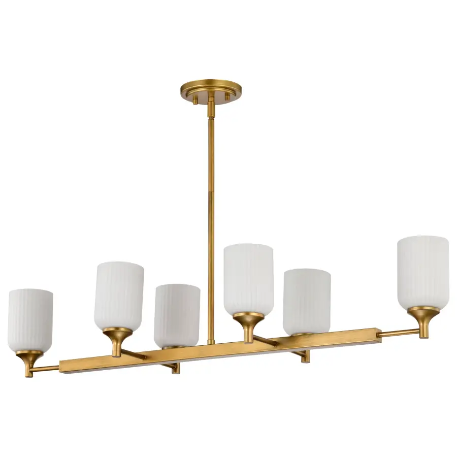 Elegant 6-Light Island Pendant Blends Traditional Charm with Modern Simplicity - Image 3