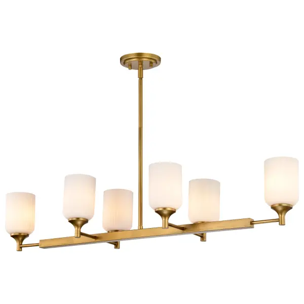 Elegant 6-Light Island Pendant Blends Traditional Charm with Modern Simplicity - Image 4