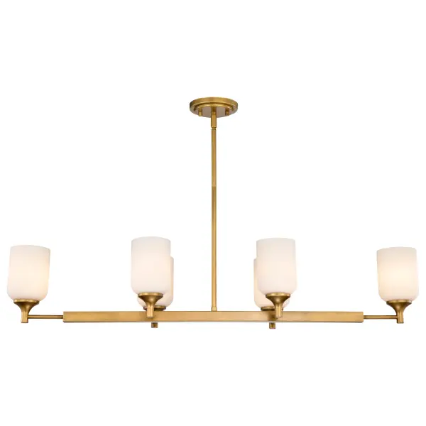 Elegant 6-Light Island Pendant Blends Traditional Charm with Modern Simplicity - Image 6