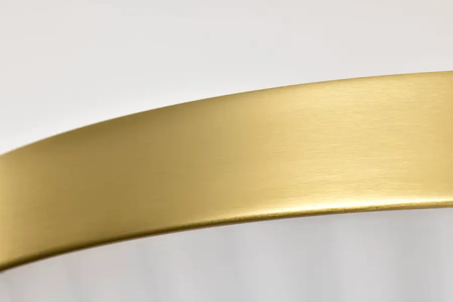 Royale 3-Light Flush Mount in Burnished Brass with Ribbed White Glass - Image 8