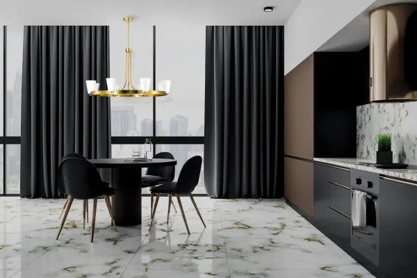 Royale 8-Light Chandelier in Burnished Brass with Ribbed White Glass - Image 16