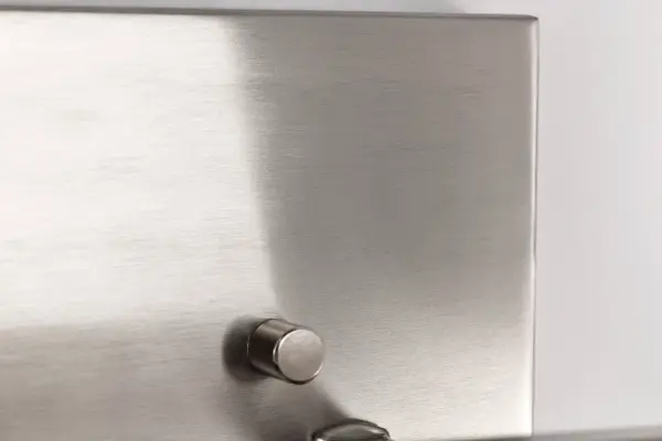 Royale 2-Light Vanity in Brushed Nickel with Ribbed White Glass - Image 11
