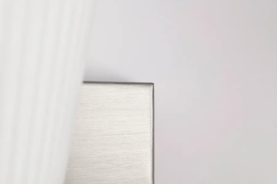 Royale 3-Light Vanity in Brushed Nickel with Ribbed White Glass - Image 12