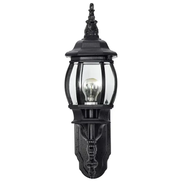 Central Park 20" Outdoor Wall Lantern with Clear Beveled Glass - Image 4