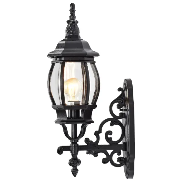 Central Park 20" Outdoor Wall Lantern with Clear Beveled Glass - Image 5