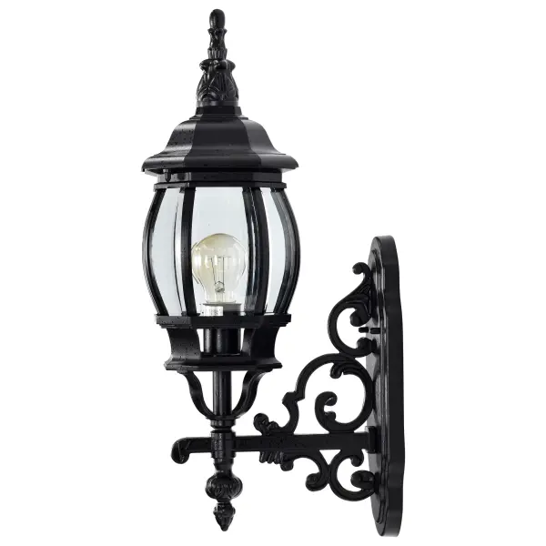 Central Park 20" Outdoor Wall Lantern with Clear Beveled Glass - Image 6