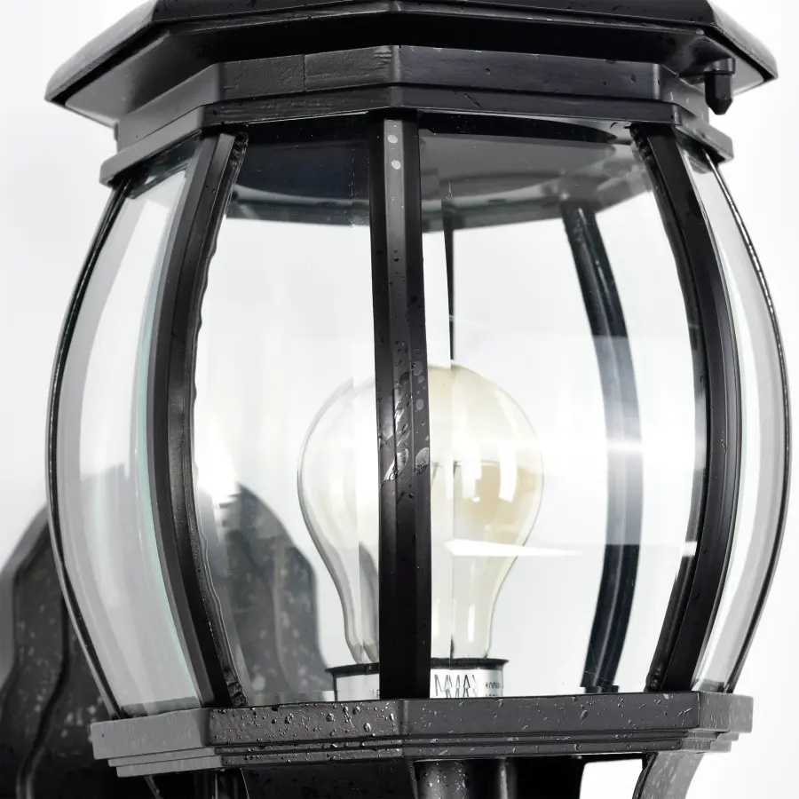 Central Park 20" Outdoor Wall Lantern with Clear Beveled Glass - Image 8