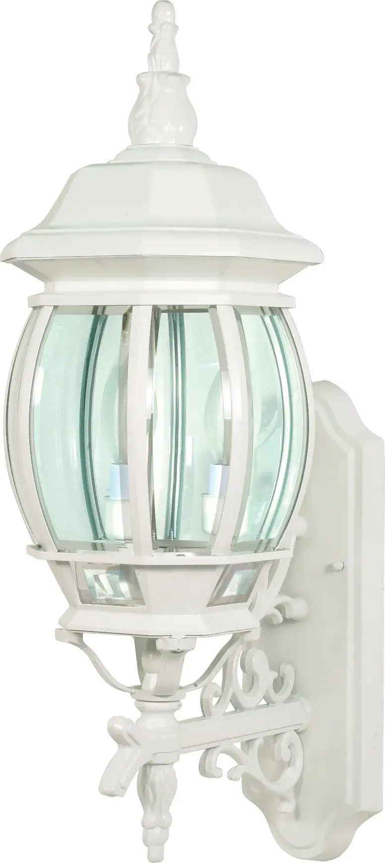 Central Park 3-Light Outdoor Wall Lantern with Clear Beveled Glass - Image 1